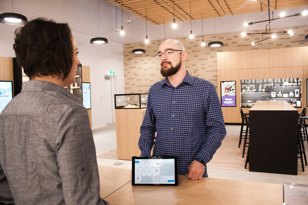 store detective observing customers